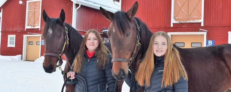 De flyttade hemifrån för att gå hästgymnasium i Jämtland